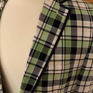 TALLIA MEN’S PLAID BLAZER